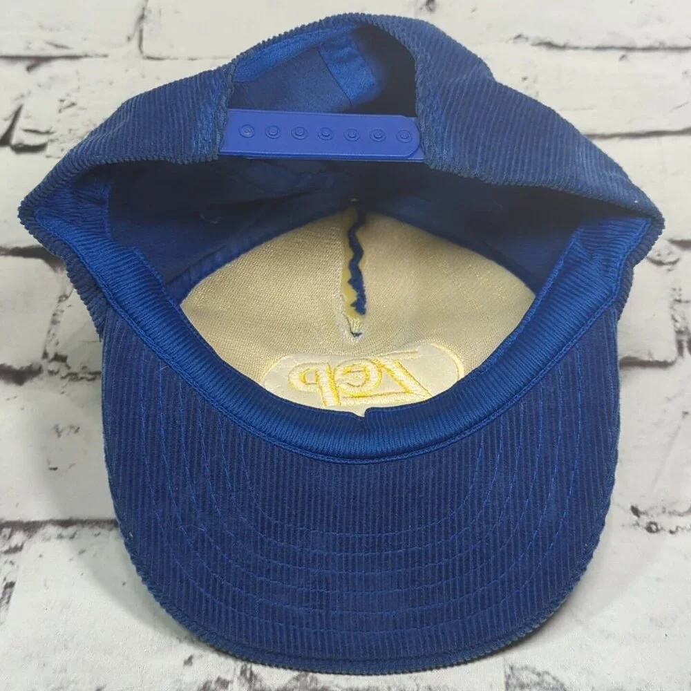 Zep‎ Vintage Corduroy Snapback Foam Front Hat Adjustable Ball Cap